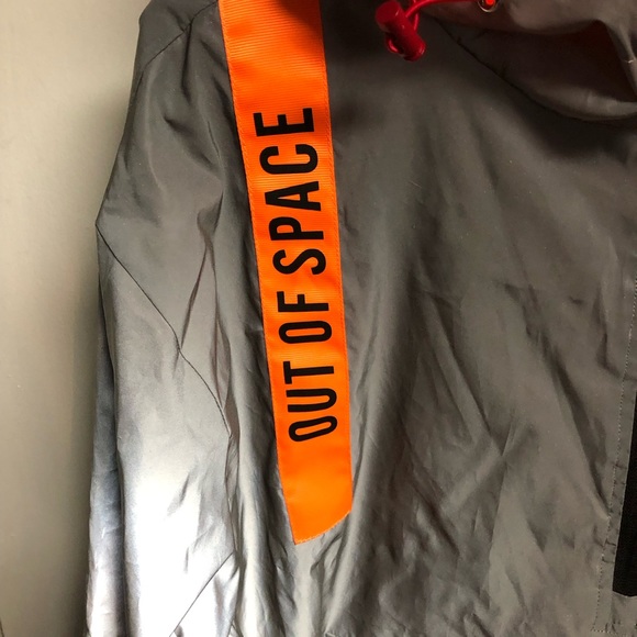 NWT Men’s Bleecker & Mercer Out Of Space Super Reflective Jacket Size XL - Picture 3 of 11